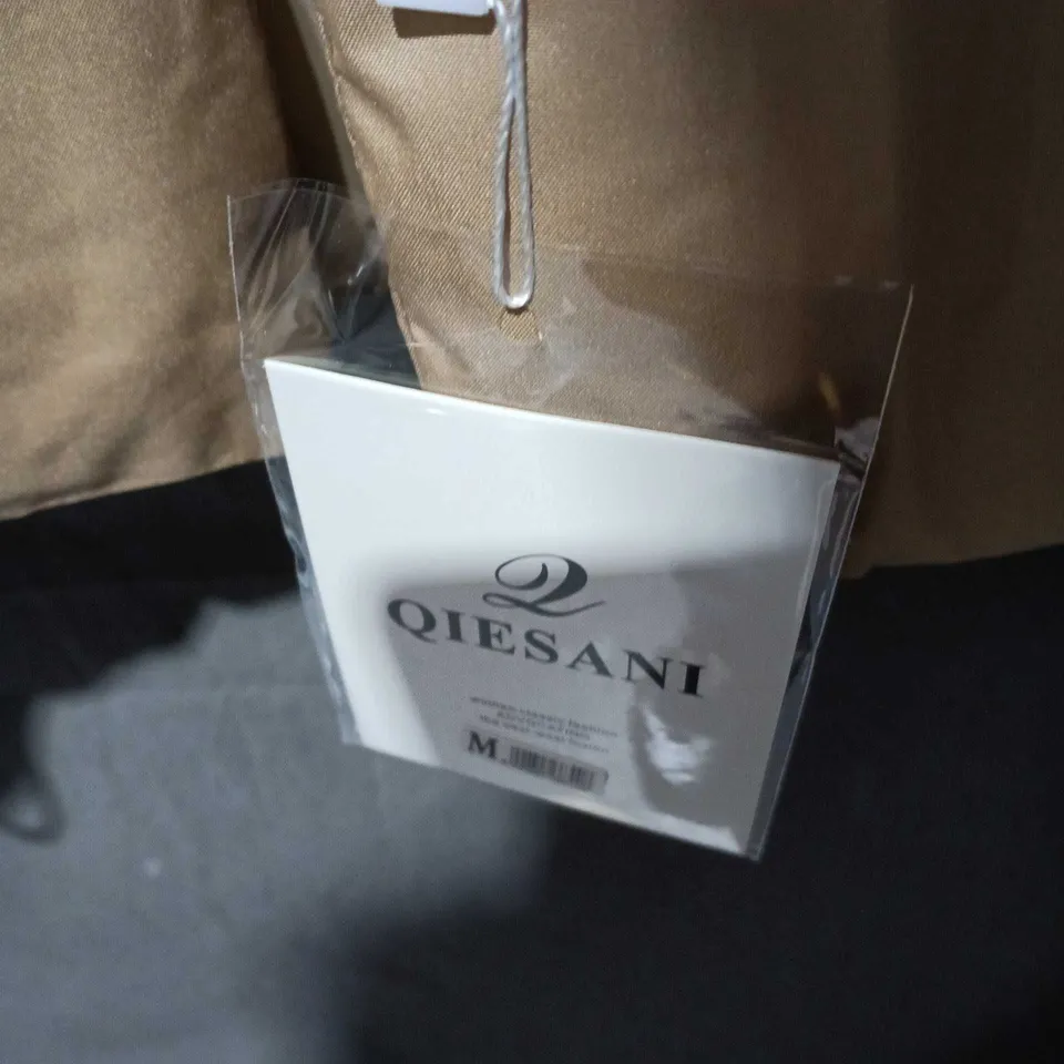 QIESANI PADDED PUFFER VEST – TAN – SIZE M 
