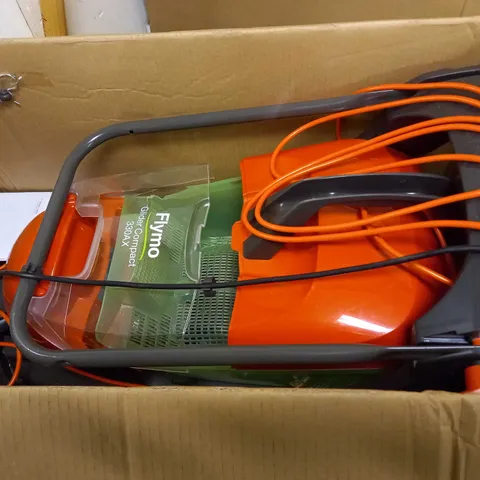 FLYMO GLIDER COMPACT 330AX ELECTRIC HOVER COLLECT LAWNMOWER