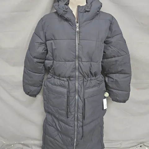 TOG24 BAWTRY WOMENS LONGLINE JACKET IN BLACK SIZE 12