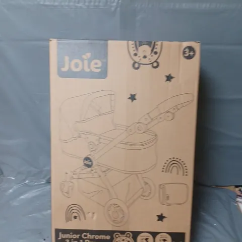 BOXED JOLE JUNIOR CHROME 3 IN 1 PRAM