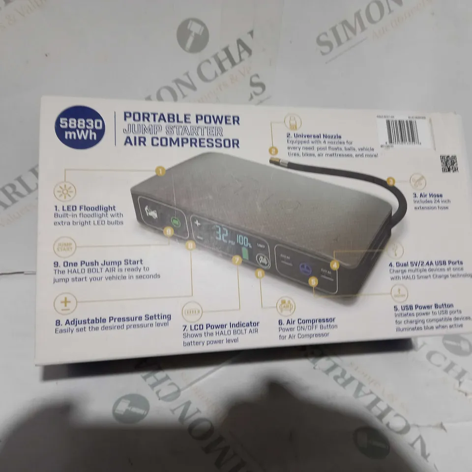 PORTABLE POWER JUST STARTER AIR COMPRESSOR