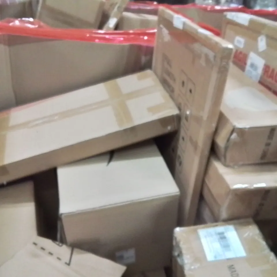 PALLET OF ASSORTED HOUSEHOLD GOODS AND PRODUCTS TO INCLUDE;BABY PRAM,CONTACT GRILL,PLANT CADDY