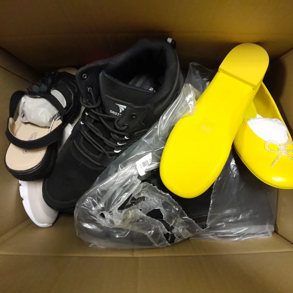 APPROXIMATELY 6 PAIRS OF UNBOXED SHOES TO INCLUDE GUYISA, CHARLES & KEITH, SROTER, ETC