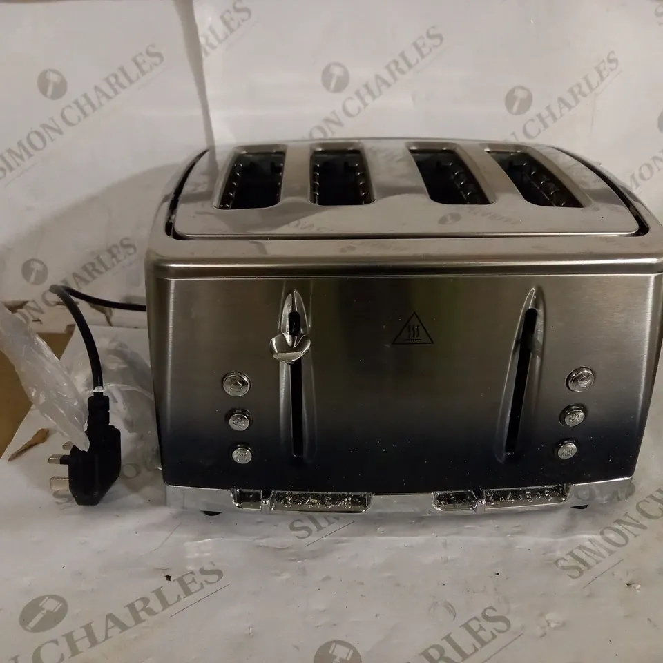 RUSSELL HOBBS 25141 STAINLESS STEEL FOUR SLICE TOASTER