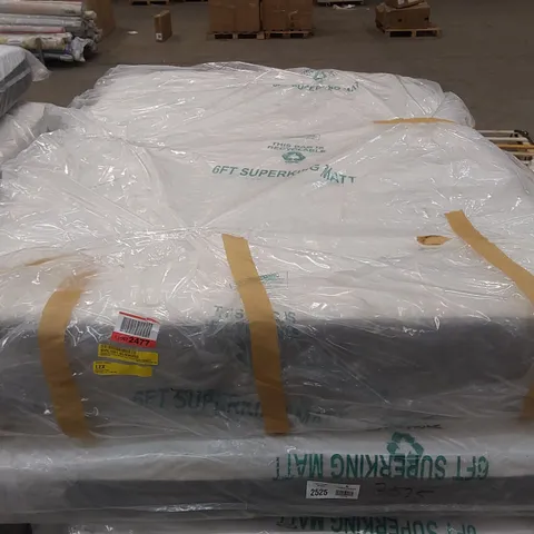 QUALITY BAGGED 7-ZONE ORTHO COOLING MEMORY FOAM 4'6" MATTRESS
