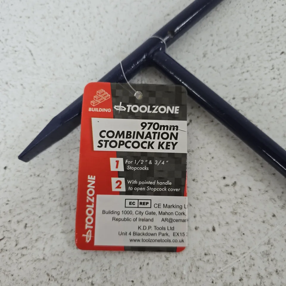 TOOLZONE 970MM COMBINATION STOPCOCK KEY