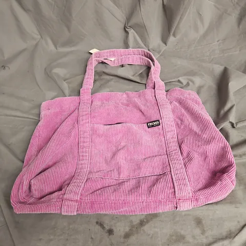 BDG POCKET TOTE IN PURPLE CORD