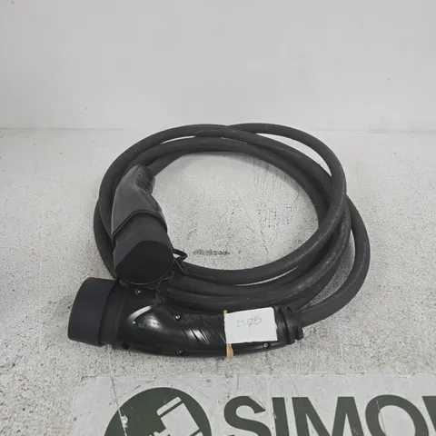 EV CHARGING CABLE TYPE2–TYPE2 5M, 32A – BLACK