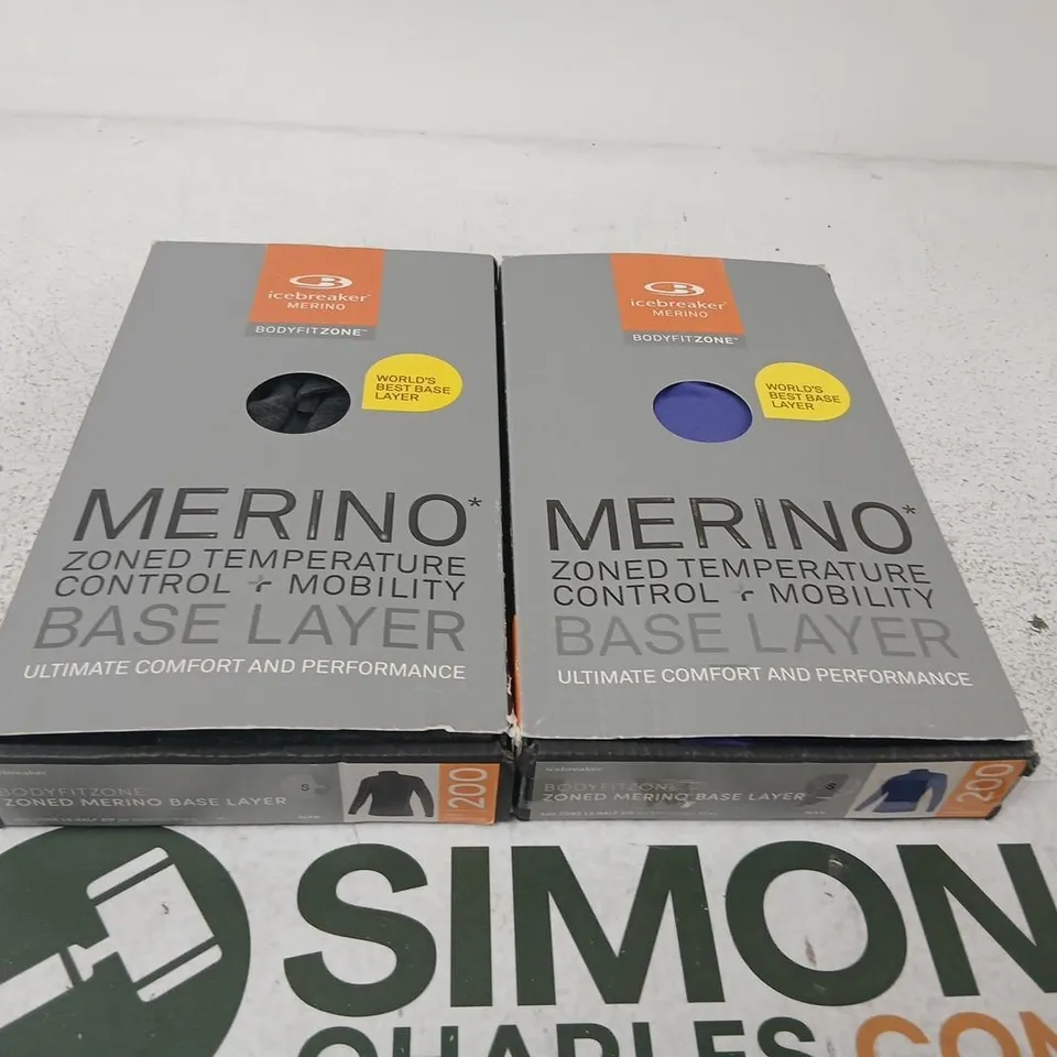 SIX BRAND NEW ICEBREAKER MERINO BASE LAYERS