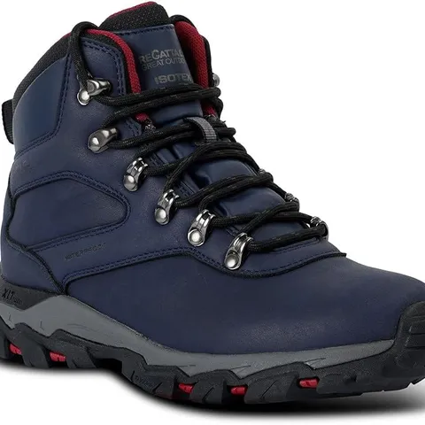 BRAND NEW REGATTA WOMENS HOLCOMBE CLASSIC WALKING BOOTS IN NAVY - UK 6.5
