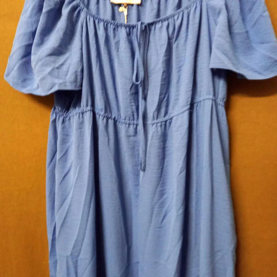 MAISON DE NIMES GYPSY DRESS IN COBALT - XL