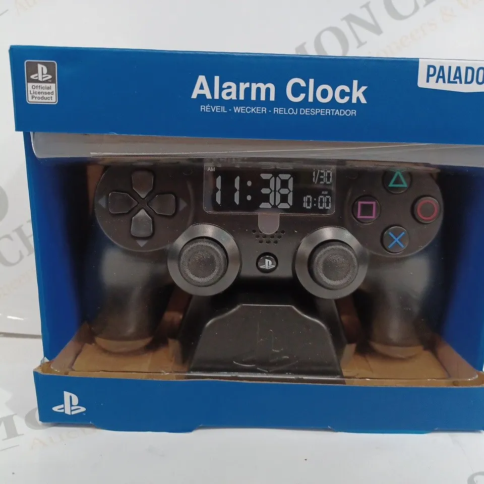 SONY OFFICIALLY LICENSED PS4 CONTROLLER THEMED ALARM CLOCK
