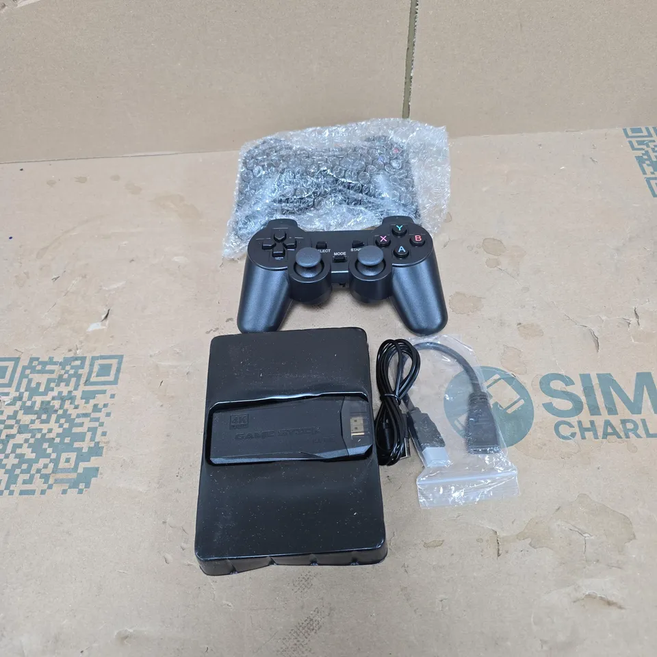 2.4G WIRELESS CONTROLLER GAMEPADS – LITE, BLACK. 2 GAMEPADS + 4K ULTRA HD GAME STICK BOXED
