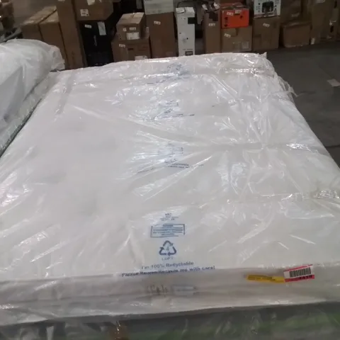 QUALITY BAGGED AFLA SERENITY EGYPTIAN QUALITY COTTON COIL SPRING HAND TUFTED MATTRESS - 135CM DOUBLE