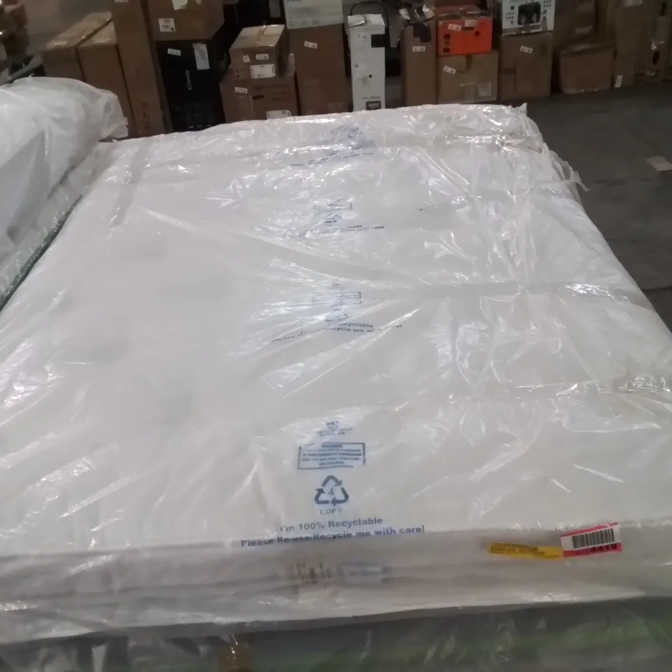 QUALITY BAGGED AFLA SERENITY EGYPTIAN QUALITY COTTON COIL SPRING HAND TUFTED MATTRESS - 135CM DOUBLE