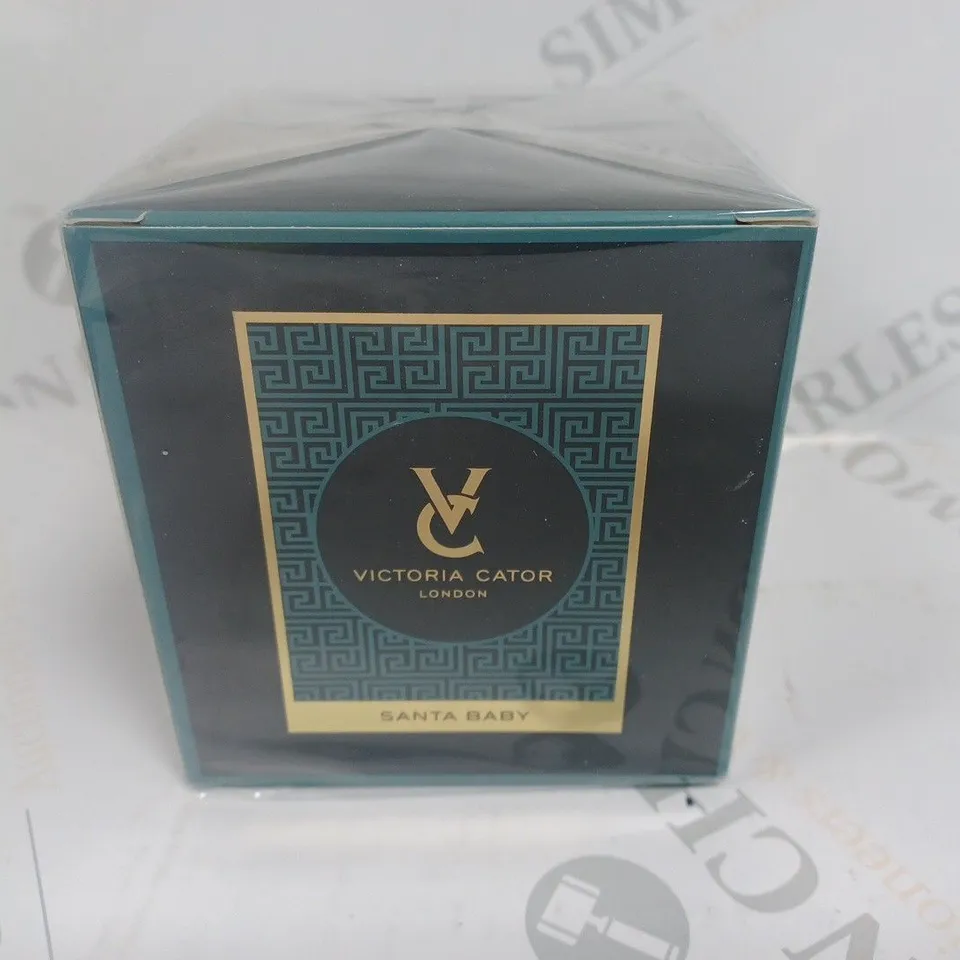 SEALED BOXED VICTORIA CATOR SCENTED CANDLE SANTA BABY