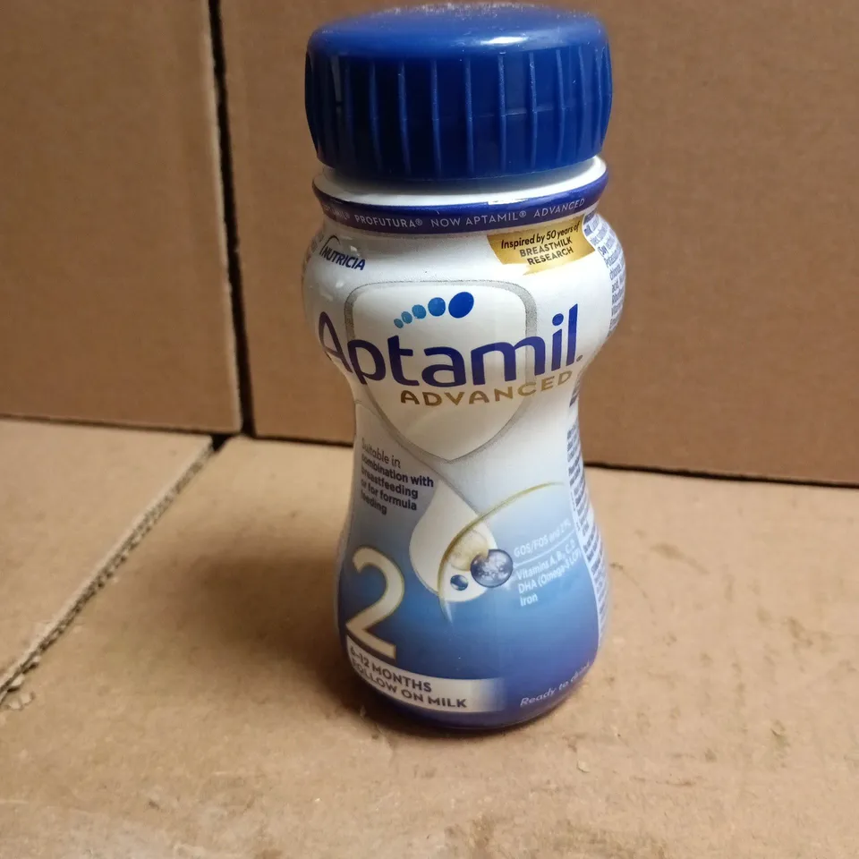 APPROXIMATELY 24 NUTRICIA APTAMIL 6-12 MONTHS FOLLOW ON MILK (200ML)