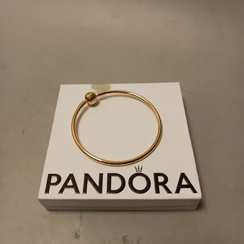 PANDORA ICONS 14K ROSE GOLD-PLATED BANGLE