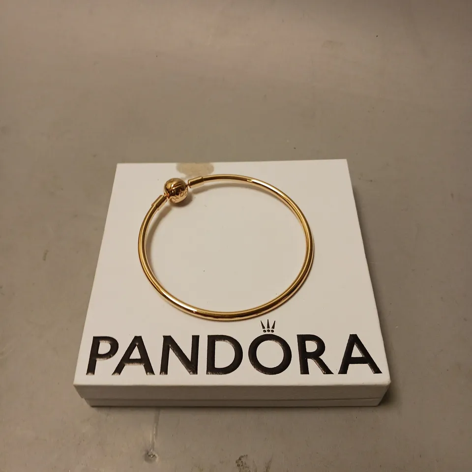 PANDORA ICONS 14K ROSE GOLD-PLATED BANGLE
