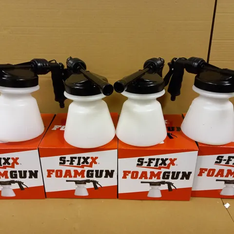 BRAND NEW SET OF 4 S-FIXX HOSE END FOAMING SPRAYER FOAM GUNS