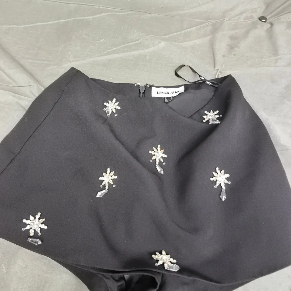 LAVISH ALICE BLACK EMBELLISHED BOTTOMS – UK 12 