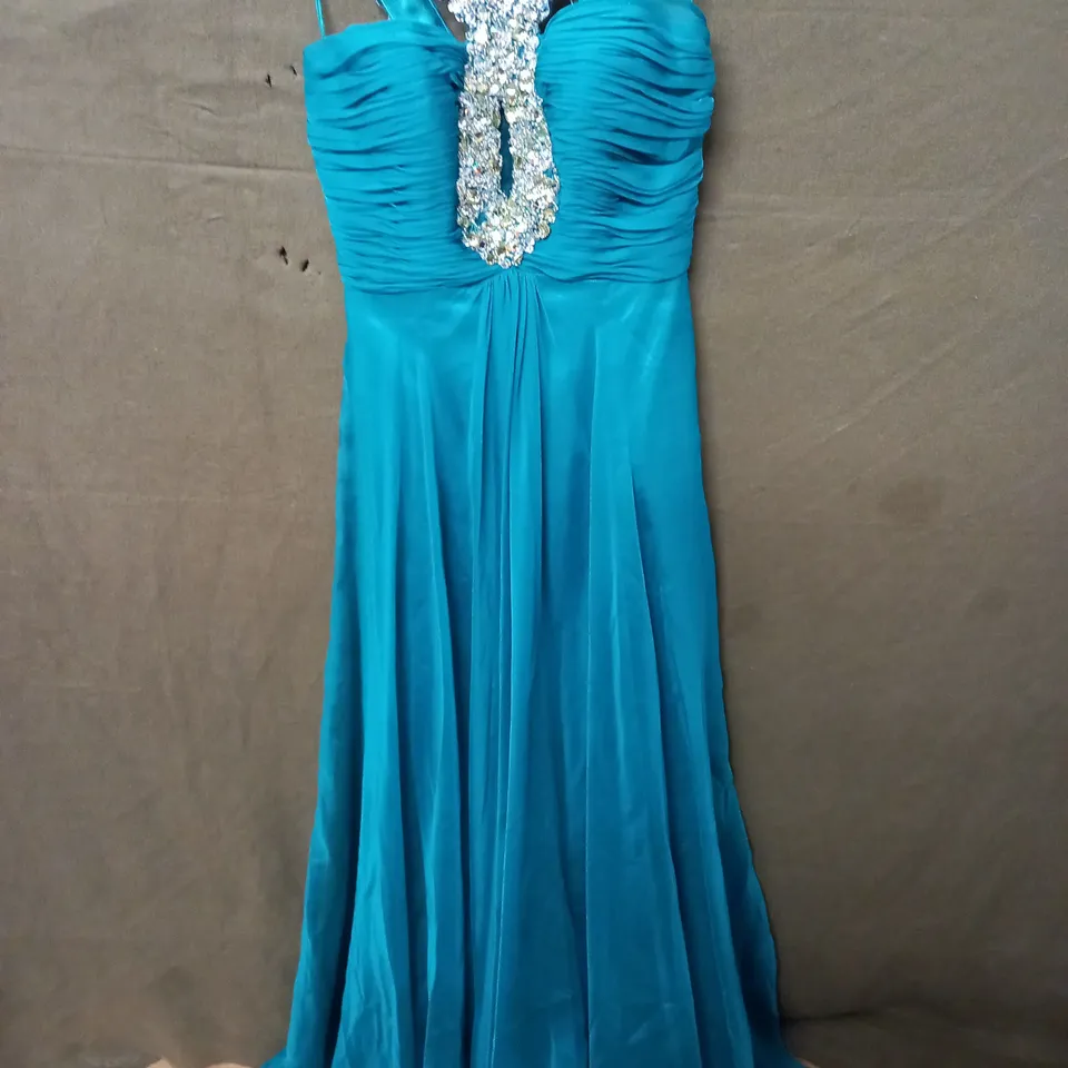 RUBY PROM EMERALD GREEN OCCASIONAL DRESS - 6