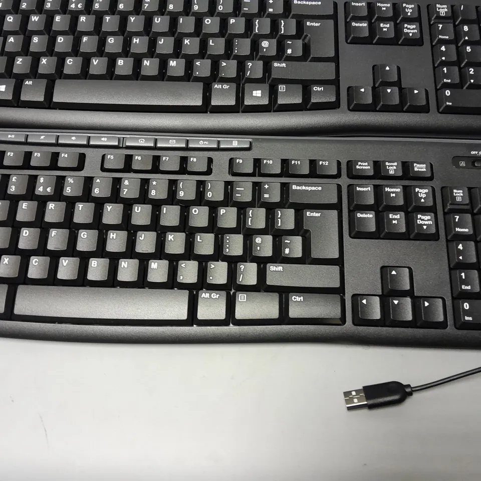lot of 3 assorted keyboard to include Logitech and perixx