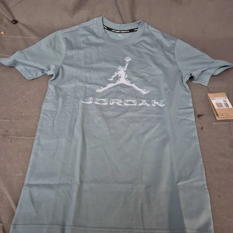 JORDAN BRAND T-SHIRT – LIGHT BLUE, JUMPMAN LOGO - XS