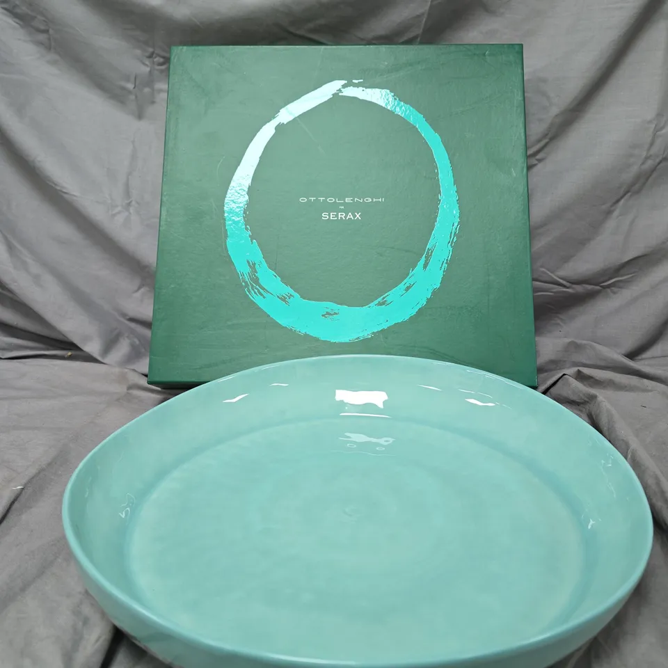 OTTOLENGHI FOR SERAX SWIRL STRIPES SERVING PLATE