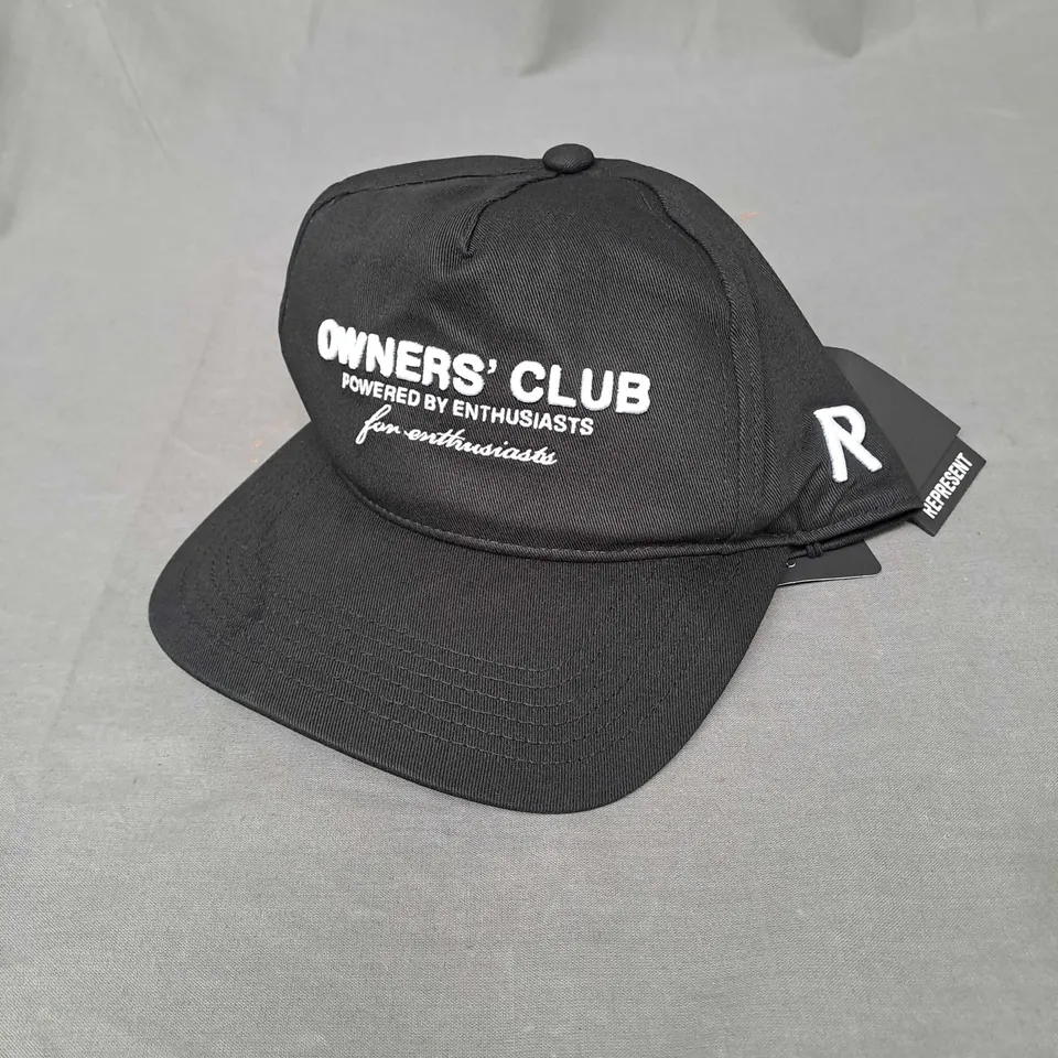 REPRESENT OWNER'S CLUB CAP IN BLACK ONE SIZE 