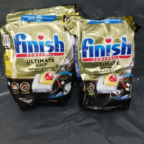 2 X SEALED FINISH POWERBALL ULTIMATE CLEANING TABLETS