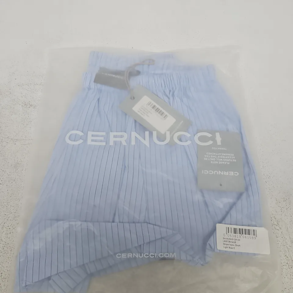 CERNUCCI STRIPE NYLON SHORT – LIGHT BLUE, S