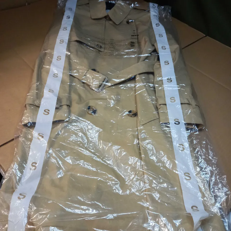 MNG BEIGE TRENCH COAT - SMALL