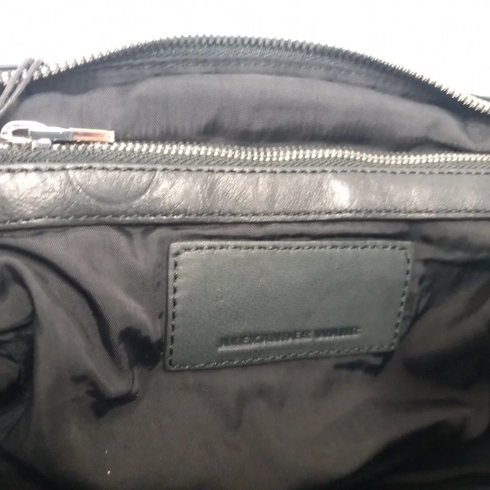 ALEXANDER WANG BLACK LEATHER BRENDA SMALL CHAIN BAG