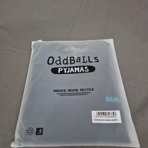 SEALED ODDBALLS PYJAMAS - TARTAN - SIZE L