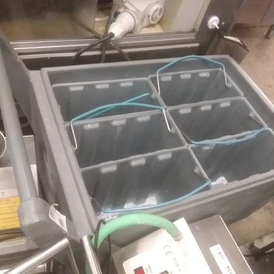 COMMERCIAL FOLLETT ICE MAKER WITH VENTILATION AND ICE CART