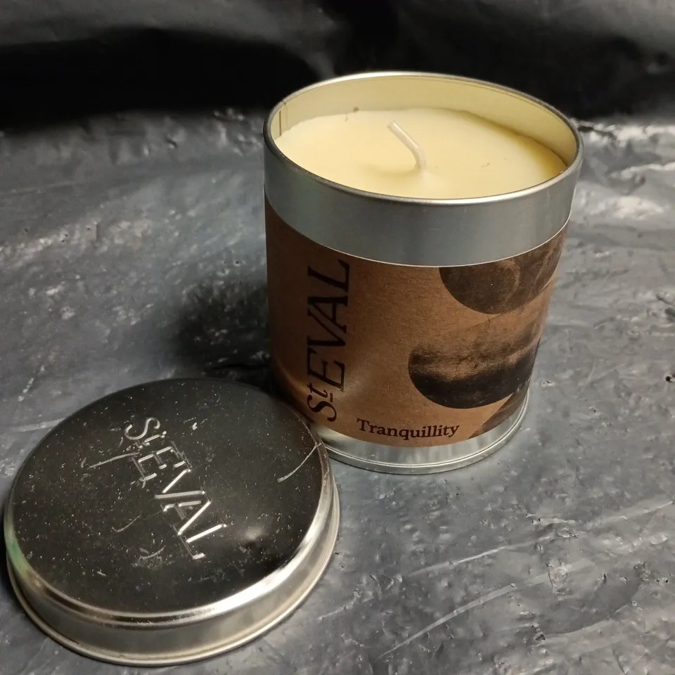 ST EVAL TRANQUILLITY SCENTED CANDLE IN METAL TIN