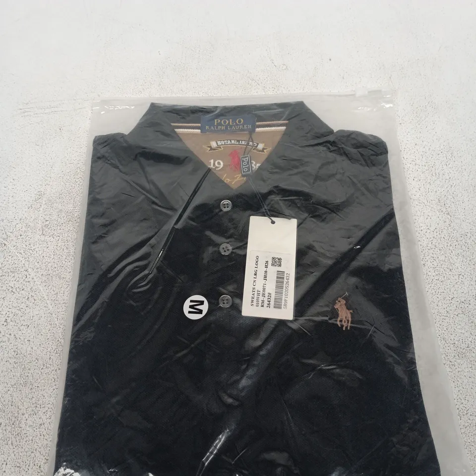POLO RALPH LAUREN POLO SHIRT – BLACK – SIZE M