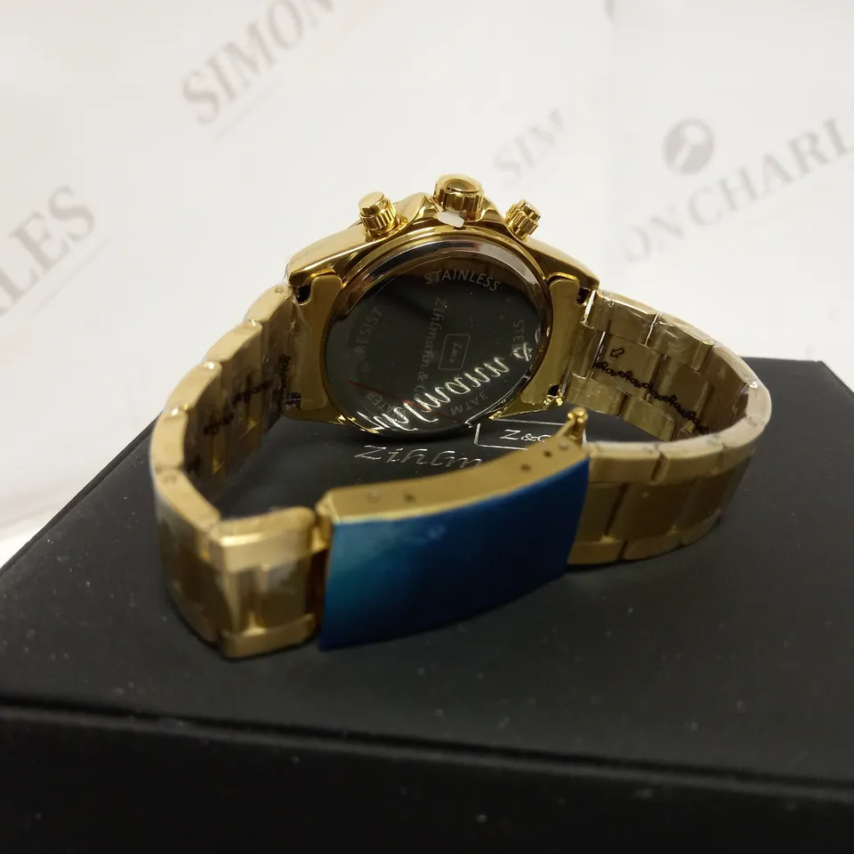 ZIHLMANN & CO CHRONOGRAPH STYLE BRACELET STRAP WATCH RRP £520
