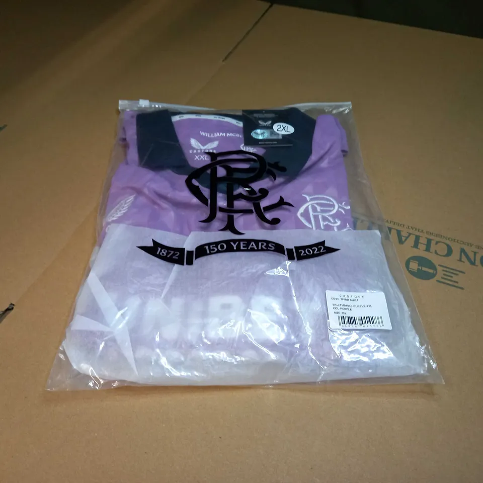 PACKAGED CASTORE PURPLE THIRD SHIRT - 2XL
