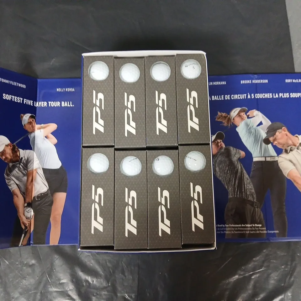 TAYLORMADE TP5 GOLF BALLS BOXED, 4 DOZEN (3 DOZEN + 1 FREE DOZEN)