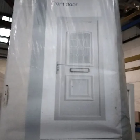 PVCU 2 PANEL GLAZED FRONT DOOR RIGHT HAND OPENING 2055 Γ 920MM