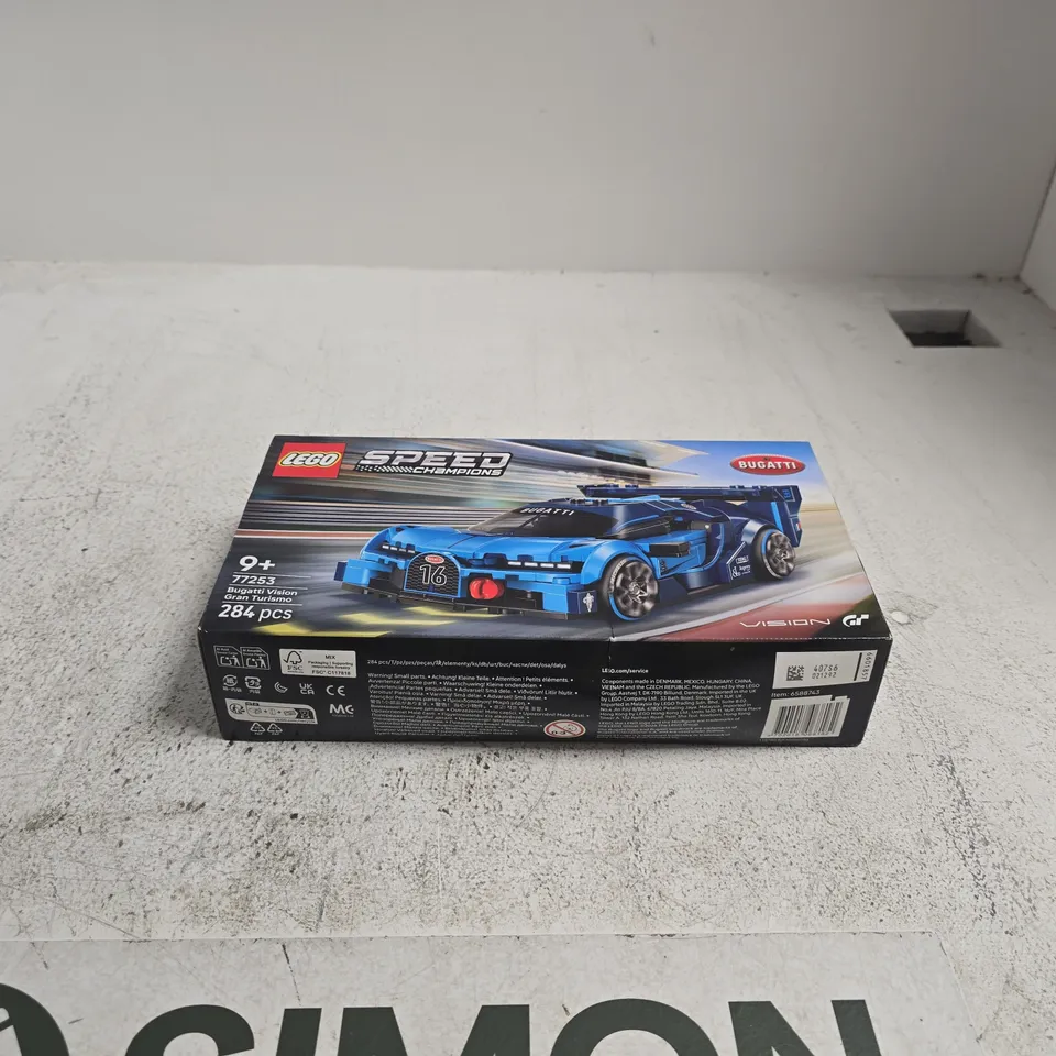 LEGO SPEED CHAMPIONS BUGATTI VISION GRAN TURISMO – 284 PIECES (BOXED)