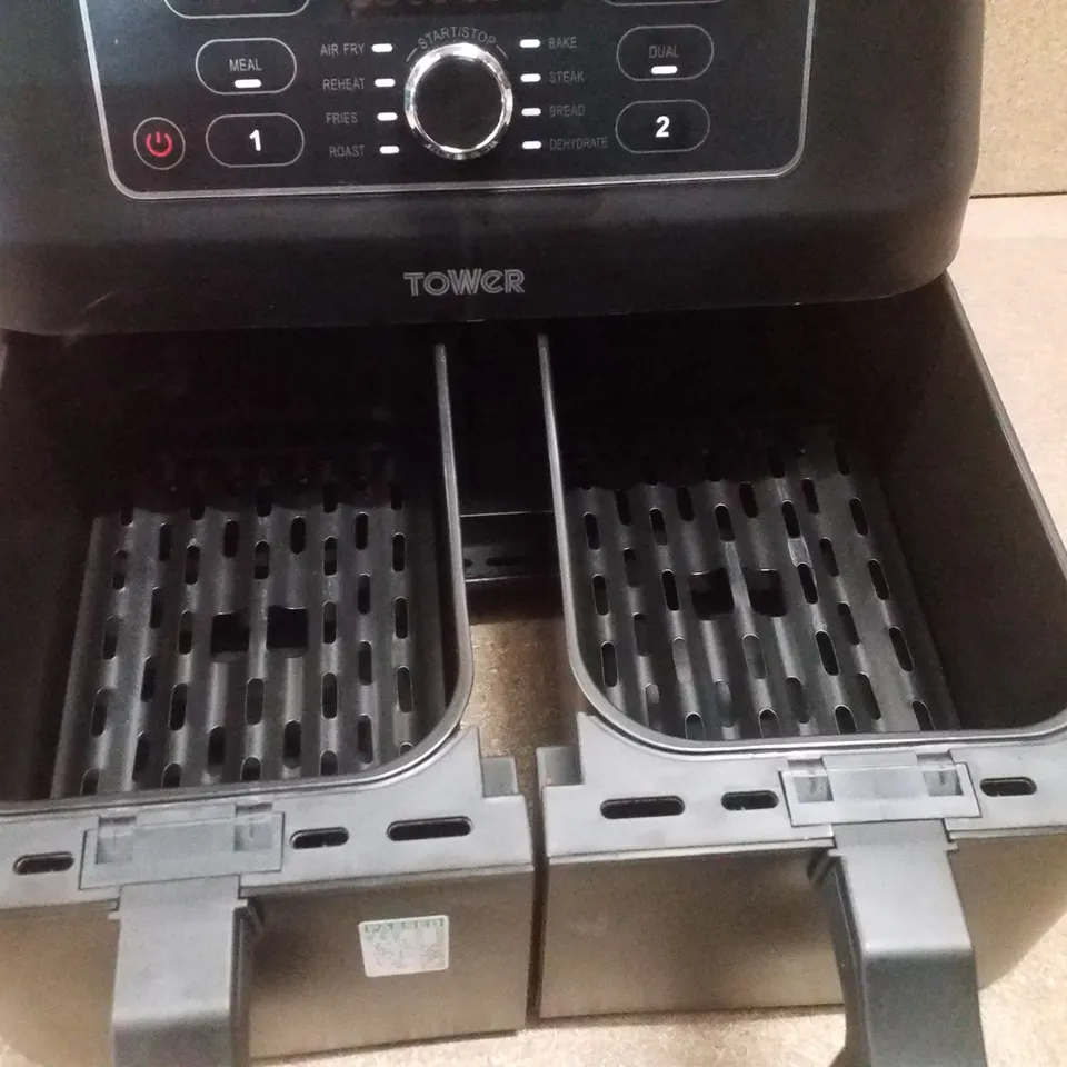 TOWER T17181AFR VORTX 8.5 LITRE DUAL BASKET AIR FRYER