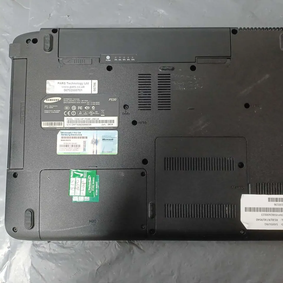 SAMSUNG R530/R730/R540	15 INCH	CELERON P4500 1.87GHZ