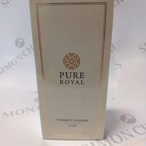 BOXED AND SEALED FEDERICO MAHORA PURE ROYALE PARFUM 50ML