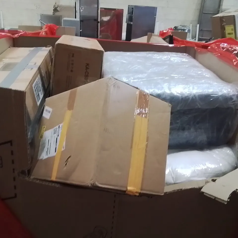 PALLET OF ASSORTED HOUSEHOLD GOODS AND PRODUCTS TO INCLUDE;LAMP,SHOWER MIXER WITH KIT,PICTURE FRAME 