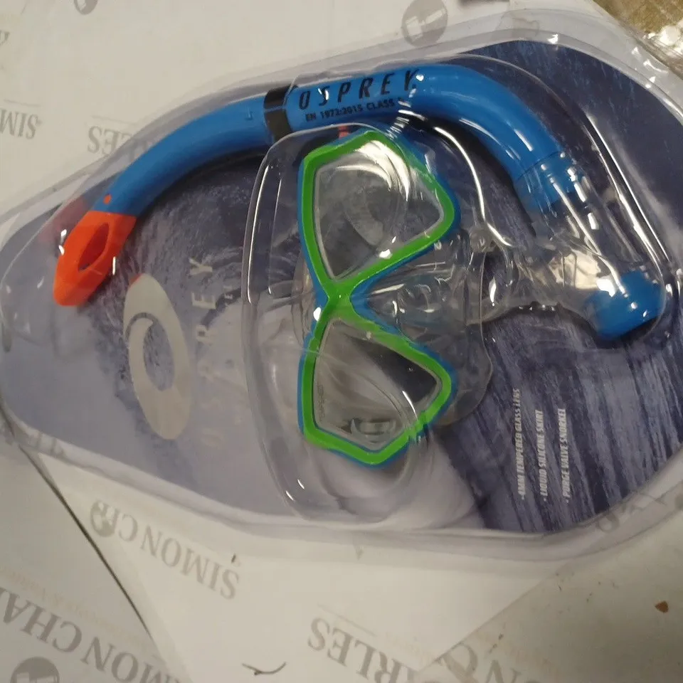 KIDS MASK & SNORKEL SET - BLUE RRP £28.99