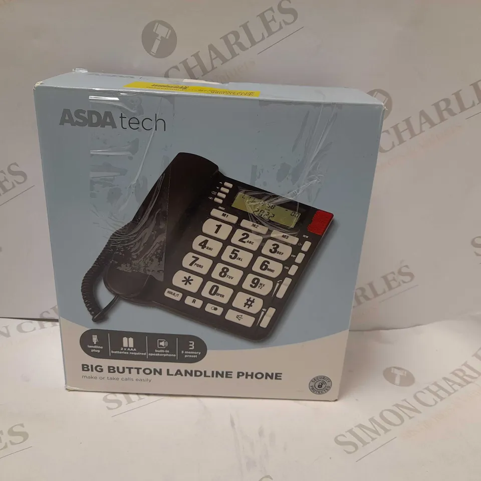 LOT OF APROX 20 TECH & ONN ASSORTED ITEMS- DESK PHONE-HEADPHONES-ALRAM CLOCK