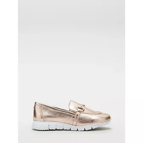 MODA IN PELLE FRANCIE LOAFER- ROSE GOLD SIZE 5